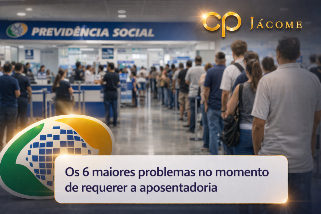 Erros no requerimento de aposentadoria são mais comuns do que se imagina e, na maioria das vezes, totalmente evitáveis. As falhas mais frequentes envolvem inconsistências no CNIS, documentação incompleta, escolha inadequada da regra ou do tipo de benefício. Como o INSS analisa o direito com base em dados e provas, qualquer informação incorreta ou ausência documental pode resultar em indeferimento ou concessão com valor inferior. A forma de evitar esses problemas é simples, mas exige atenção: revisar previamente o histórico contributivo, organizar documentos de forma técnica, verificar o cumprimento de todos os requisitos e planejar o melhor momento e modalidade de aposentadoria, garantindo assim um processo mais seguro, rápido e financeiramente vantajoso. Os 6 maiores problemas no momento de requerer a aposentadoria