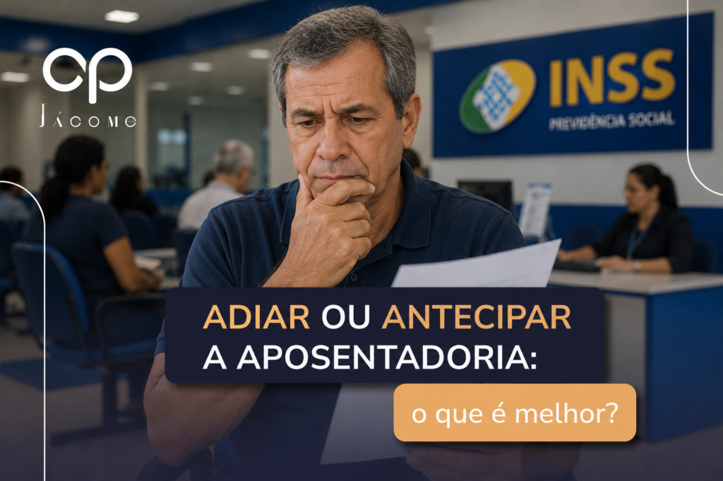 A decisão entre antecipar ou adiar a aposentadoria pode influenciar significativamente a renda do segurado ao longo da vida. Em alguns casos, esperar aumenta o valor do benefício; em outros, aposentar-se antes pode ser financeiramente mais vantajoso. Neste artigo, você entenderá quais fatores devem ser analisados, os erros mais comuns e a importância do planejamento previdenciário para identificar o momento ideal de requerer a aposentadoria com segurança e estratégia. Adiar ou antecipar a aposentadoria: o que é melhor?