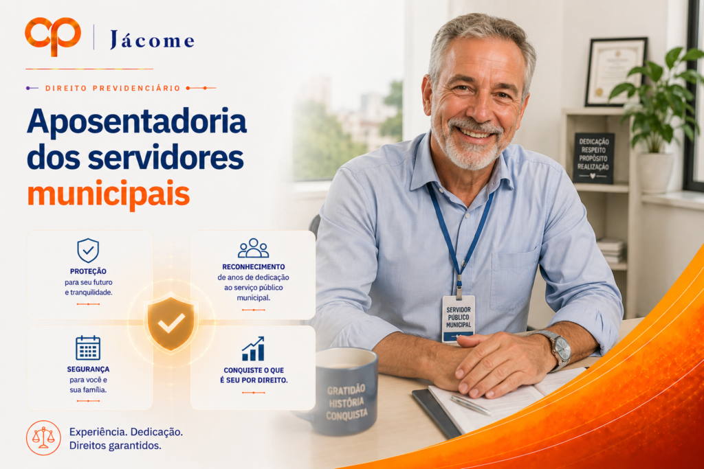 A aposentadoria do servidor público municipal depende da legislação aplicável ao seu vínculo previdenciário e pode variar conforme o município. Em muitos casos, o servidor está vinculado a um Regime Próprio de Previdência Social (RPPS), com regras específicas sobre idade, tempo de contribuição e cálculo dos proventos. Também é importante verificar a existência de direito adquirido, regras de transição, integralidade e paridade. Um planejamento previdenciário especializado ajuda a identificar a modalidade mais vantajosa e evita prejuízos na concessão do benefício. Aposentadoria dos servidores municipais