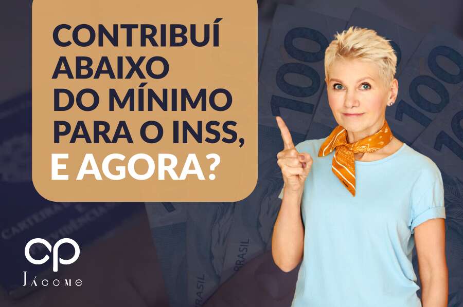 Especialistas em benefícios previdenciários explicam o que fazer quando o trabalhador contribui para o INSS abaixo do mínimo. Acompanhe neste artigo os esclarecimentos para essa questão e muitas outras informações sobre como regularizar a sua contribuição ao INSS para que ela conte para a aposentadoria. Contribuí abaixo do mínimo para o INSS, e agora?
