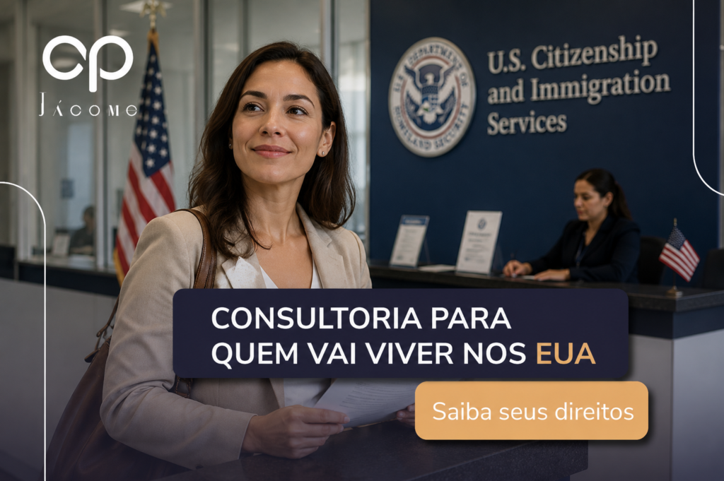 Vai morar nos Estados Unidos? Saiba quais cuidados jurídicos, tributários, previdenciários e patrimoniais devem ser tomados antes da mudança. Neste guia completo, você entenderá seus principais direitos, conhecerá o Acordo Previdenciário Brasil–EUA, verá como proteger seu patrimônio e sua família e descobrirá por que o planejamento prévio é essencial para iniciar essa nova etapa com segurança e tranquilidade. Consultoria para quem vai viver nos EUA